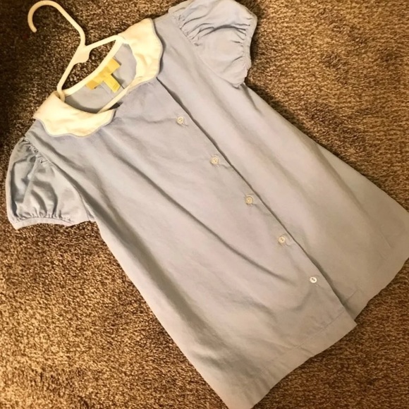 SOLD XP 3t Pixie Lily classic dress blue corduroy - Picture 4 of 4